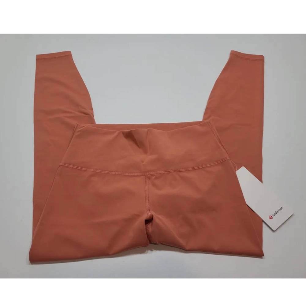 Lululemon Wunder Under HR Tight 28” Flux Rustic Coral RUSC Size 10 NEW - Picture 2 of 13